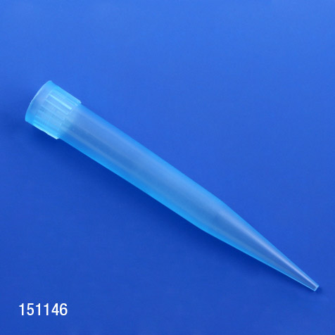 Globe Scientific Pipette Tip, 100 - 1000uL, Universal, Blue, 1000/Bag Pipette Tip